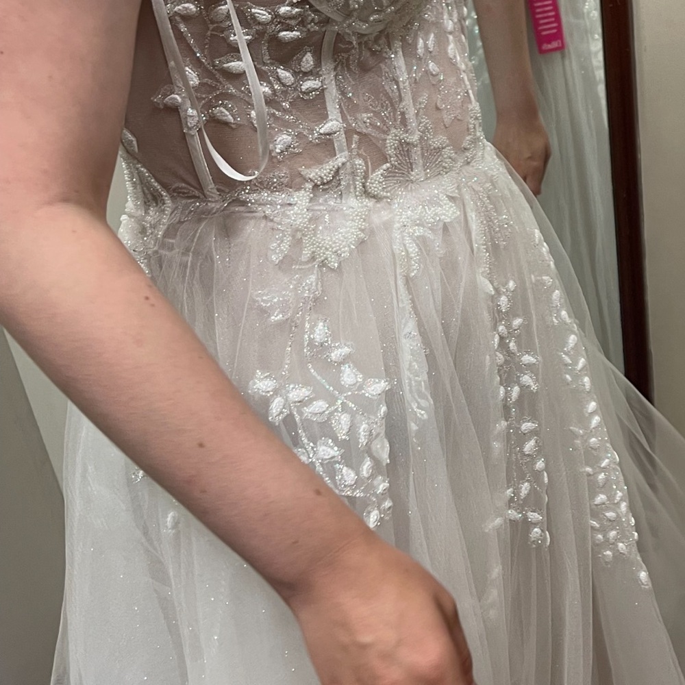 GB Strapless Illusion Ballgown - Picture 6 of 7
